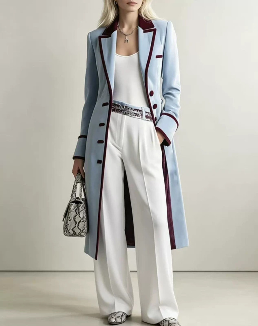 ZARA Mid Length Velvet Trench Coat Women Autumn Winter Fashion Outerwear